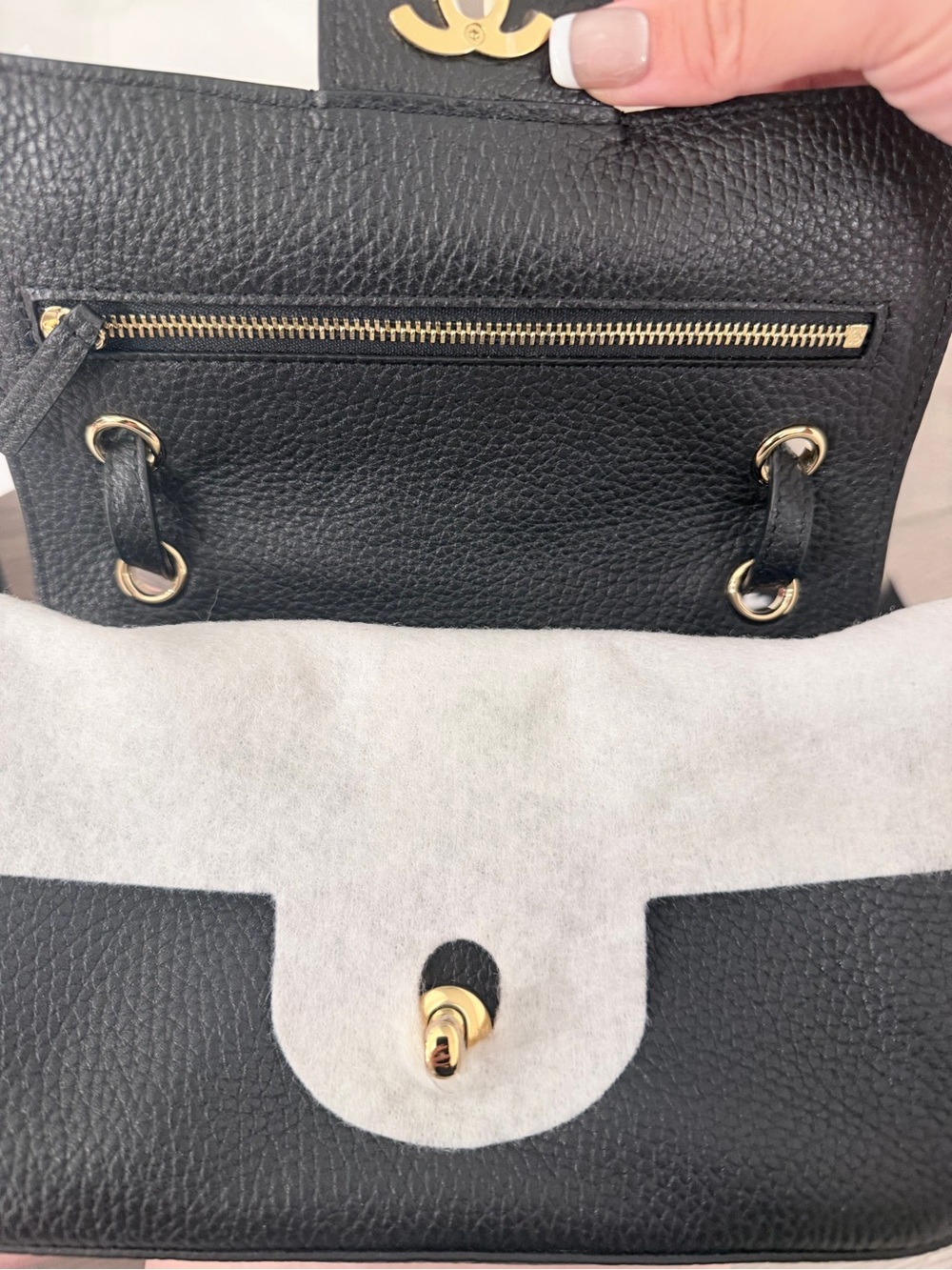 Chanel new 26B black flap mini souplissimo bag - Picture 10 of 16